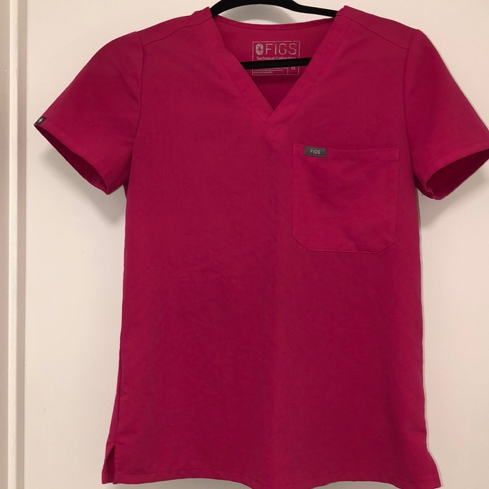 Figs scrubs pink XS